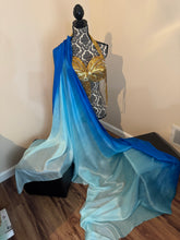 Load image into Gallery viewer, “Poolside Pearl” 3 yard 6mm Silk Bellydance Veil