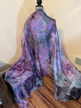 Load image into Gallery viewer, “Show Me the Monet” 5mm 3 yard silk bellydance veil