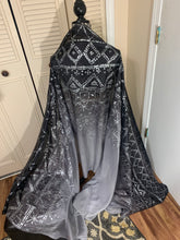 Load image into Gallery viewer, “Assuit Treat” 6mm 3 yard hand-painted silk bellydance veil
