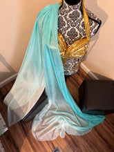 Load image into Gallery viewer, “Here is My Foam Number” 5mm 3 yard silk bellydance veil