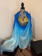 Load image into Gallery viewer, “Poolside Pearl” 3 yard 6mm Silk Bellydance Veil