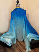 Load image into Gallery viewer, “Poolside Pearl” 3 yard 6mm Silk Bellydance Veil