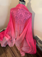 Load image into Gallery viewer, “Roller Rink Pink” 5mm 3 yard silk bellydance veil
