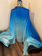 Load image into Gallery viewer, “Poolside Pearl” 3 yard 6mm Silk Bellydance Veil