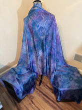 Load image into Gallery viewer, “Magic Waters” 5mm 3 yard silk bellydance veil