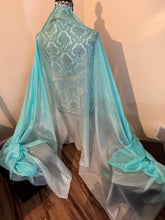 Load image into Gallery viewer, “Here is My Foam Number” 5mm 3 yard silk bellydance veil