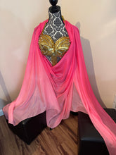 Load image into Gallery viewer, “Roller Rink Pink” 5mm 3 yard silk bellydance veil