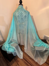Load image into Gallery viewer, “Here is My Foam Number” 5mm 3 yard silk bellydance veil