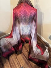 Load image into Gallery viewer, "The Veil of Abandon” 5mm 3.25 yard silk bellydance veil