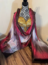 Load image into Gallery viewer, "The Veil of Abandon” 5mm 3.25 yard silk bellydance veil
