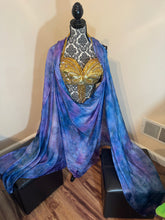 Load image into Gallery viewer, “Magic Waters” 5mm 3 yard silk bellydance veil
