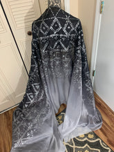 Load image into Gallery viewer, “Assuit Treat” 6mm 3 yard hand-painted silk bellydance veil
