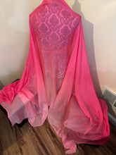 Load image into Gallery viewer, “Roller Rink Pink” 5mm 3 yard silk bellydance veil
