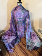 Load image into Gallery viewer, “Show Me the Monet” 5mm 3 yard silk bellydance veil
