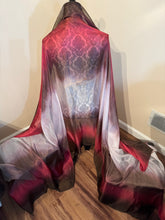 Load image into Gallery viewer, "The Veil of Abandon” 5mm 3.25 yard silk bellydance veil
