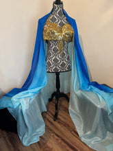 Load image into Gallery viewer, “Poolside Pearl” 3 yard 6mm Silk Bellydance Veil
