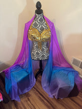 Load image into Gallery viewer, “The Fuschia is Bright” 5mm 3 yard silk bellydance veil
