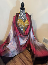 Load image into Gallery viewer, "The Veil of Abandon” 5mm 3.25 yard silk bellydance veil
