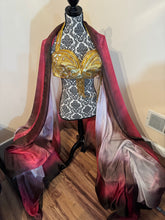 Load image into Gallery viewer, "The Veil of Abandon” 5mm 3.25 yard silk bellydance veil
