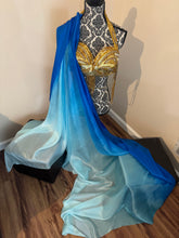 Load image into Gallery viewer, “Poolside Pearl” 3 yard 6mm Silk Bellydance Veil
